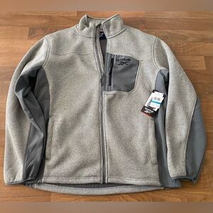 Reebok Men's Light Gray Performance Jacket XXL NWT
